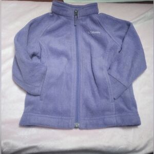 Columbia purple fleece zip jacket size 12-18M